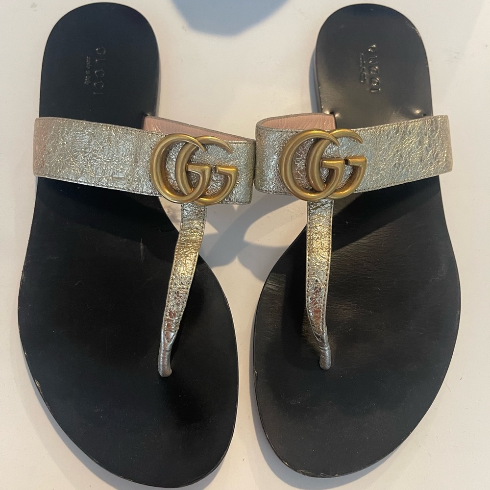 Like new Gucci sandals. Worn twice.